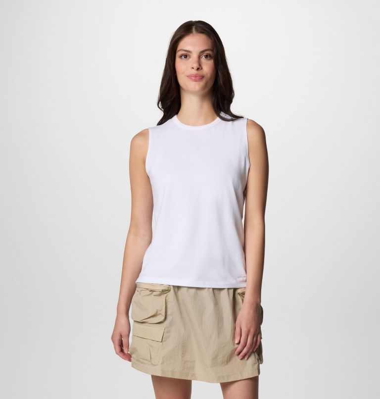 Femme Camisole Sun Trek II, Color: White, image 1