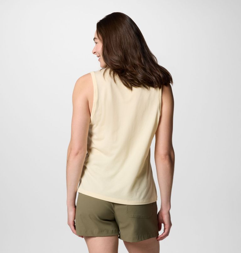 Women's Sun Trek Tank II, Color: Lemon Wash, image 2
