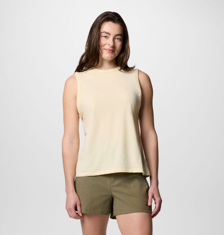 Women's Sun Trek Tank II, Color: Lemon Wash, image 1