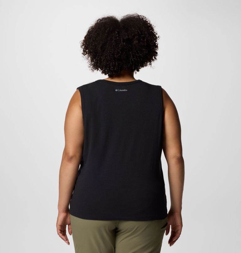 Women's Sun Trek Tank II - Plus Size, Color: Black, image 2