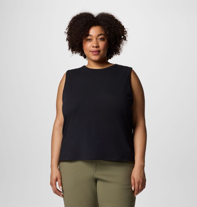 Women's Sun Trek Tank II - Plus Size, Color: Black, image 1