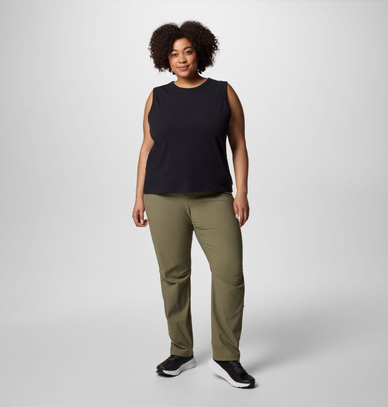 Women's Sun Trek Tank II - Plus Size, Color: Black, image 6