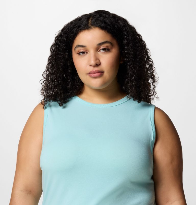 Women's Sun Trek Tank II - Plus Size, Color: Spray, image 4