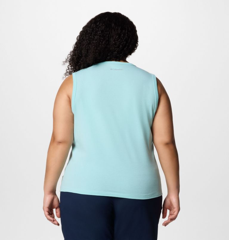 Women's Sun Trek Tank II - Plus Size, Color: Spray, image 2