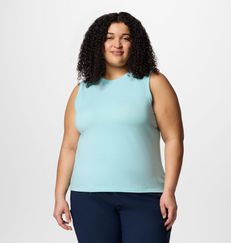 Women's Sun Trek Tank II - Plus Size, Color: Spray, image 1