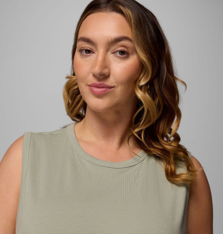 Women's Sun Trek Tank II - Plus Size, Color: Safari, image 5