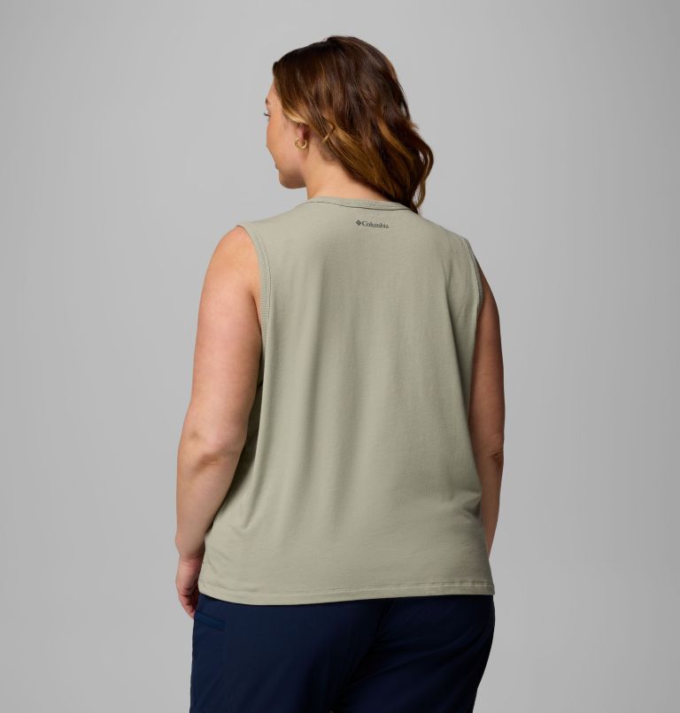 Women's Sun Trek Tank II - Plus Size, Color: Safari, image 3
