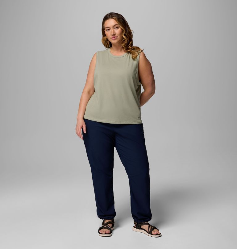Women's Sun Trek Tank II - Plus Size, Color: Safari, image 2