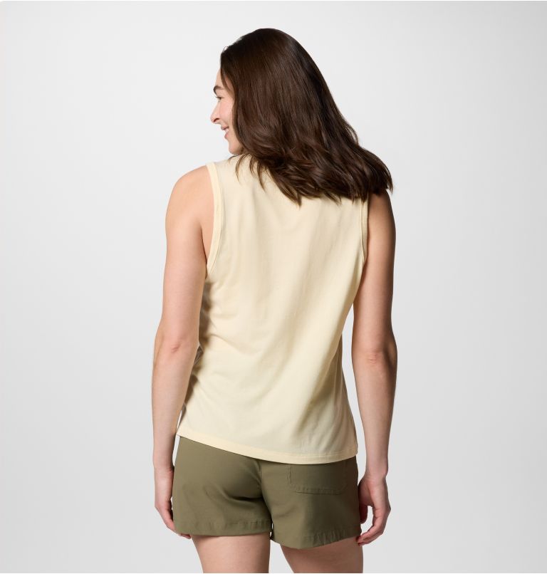 Columbia Women's Sun Trek II Technical Tank, Color: Lemon Wash, image 2