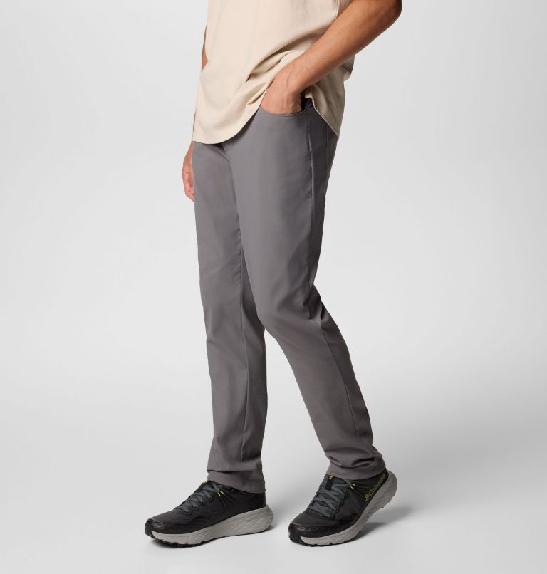 Men's Black Mesa 5 Pocket Chino Pants, Color: City Grey, image 4