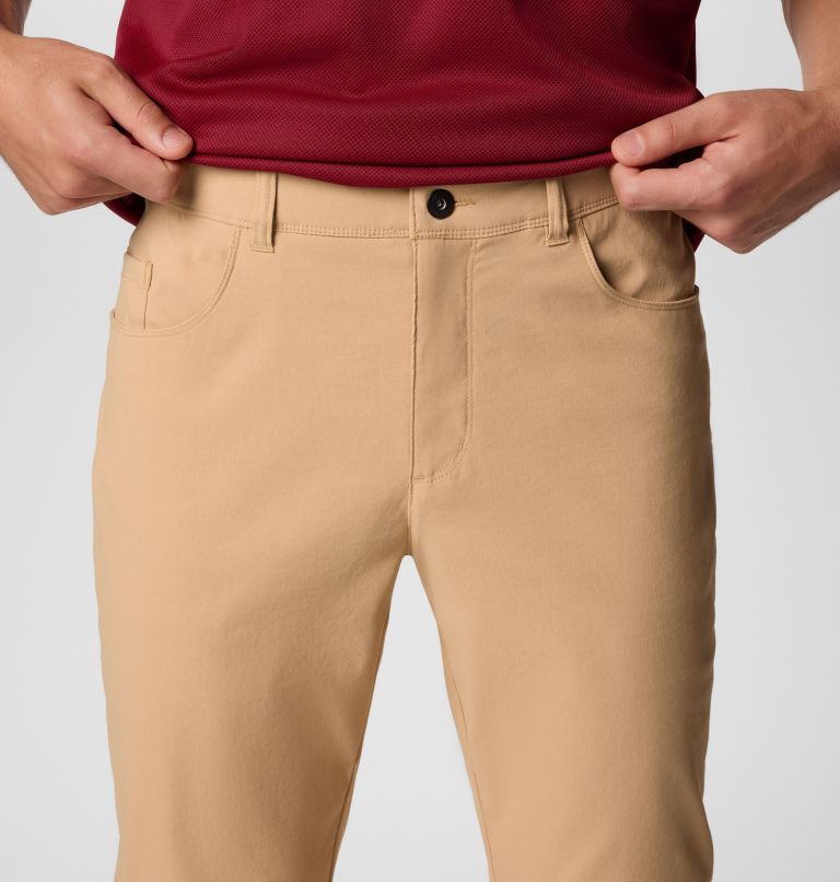 Men's Black Mesa 5 Pocket Chino Pants, Color: Canoe, image 5