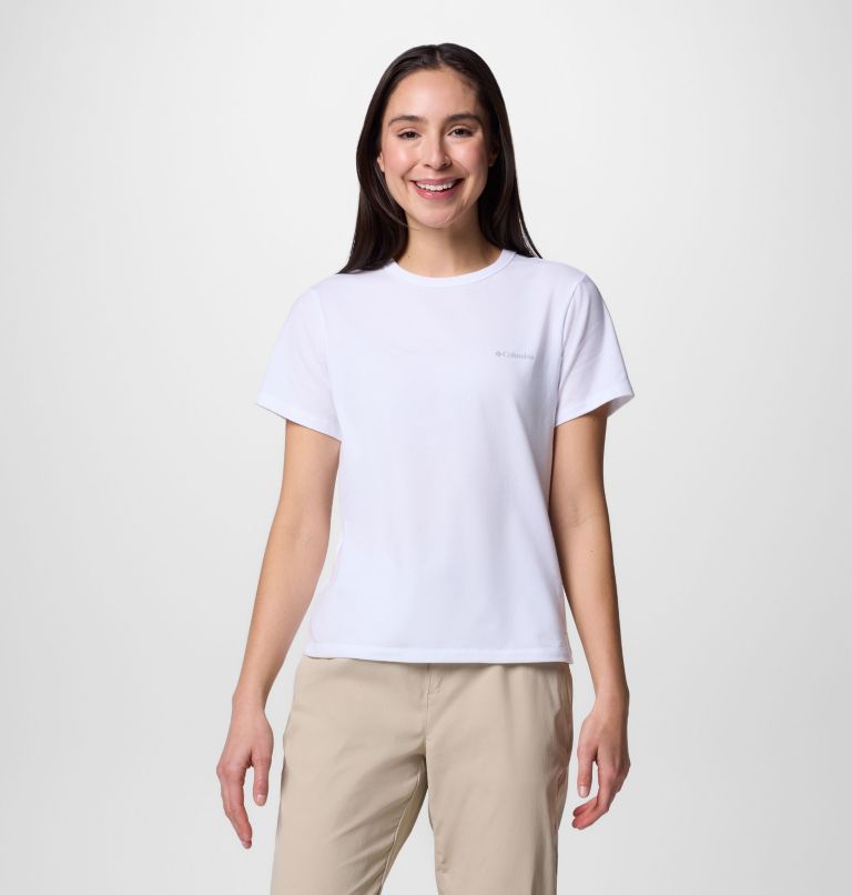 Women's Sun Trek Short Sleeve Shirt II, Color: White, image 1