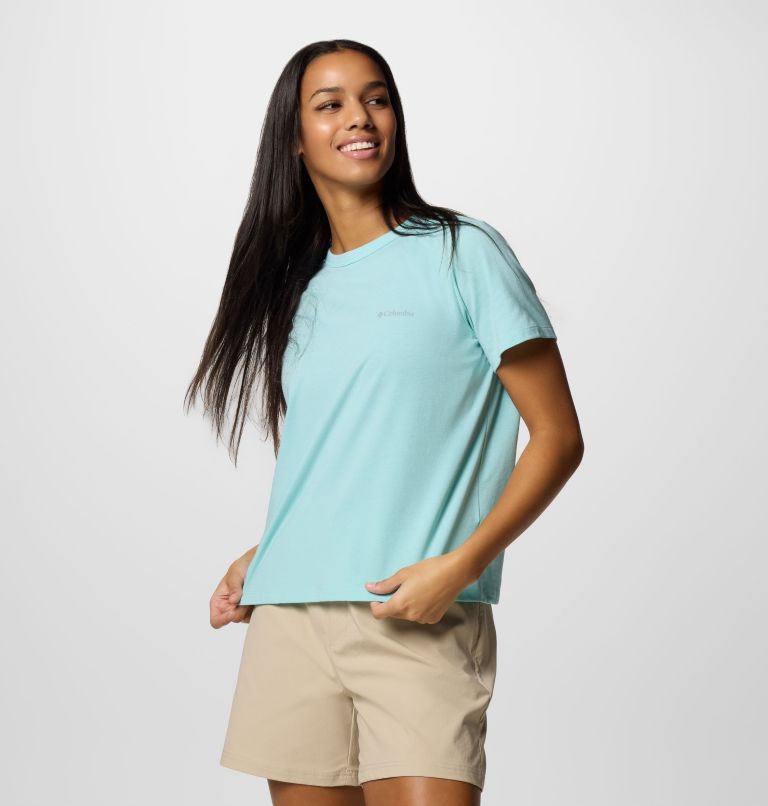 Women's Sun Trek II Technical T-Shirt, Color: Spray, image 5