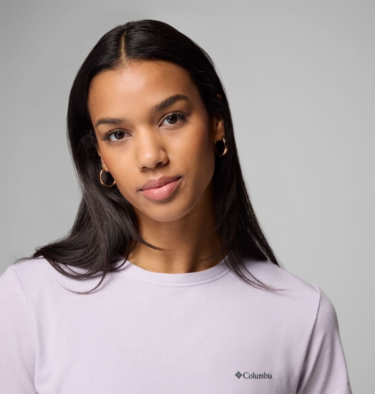 Women's Sun Trek Short Sleeve Shirt II, Color: Lavender Pearl, image 5