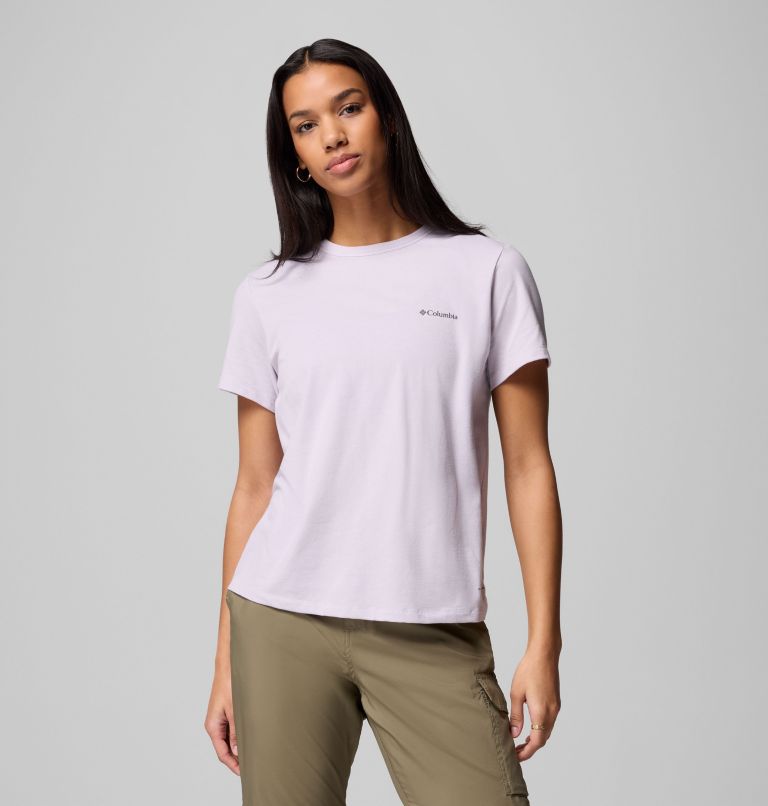 Women's Sun Trek Short Sleeve Shirt II, Color: Lavender Pearl, image 1