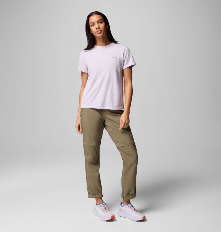 Women's Sun Trek Short Sleeve Shirt II, Color: Lavender Pearl, image 2