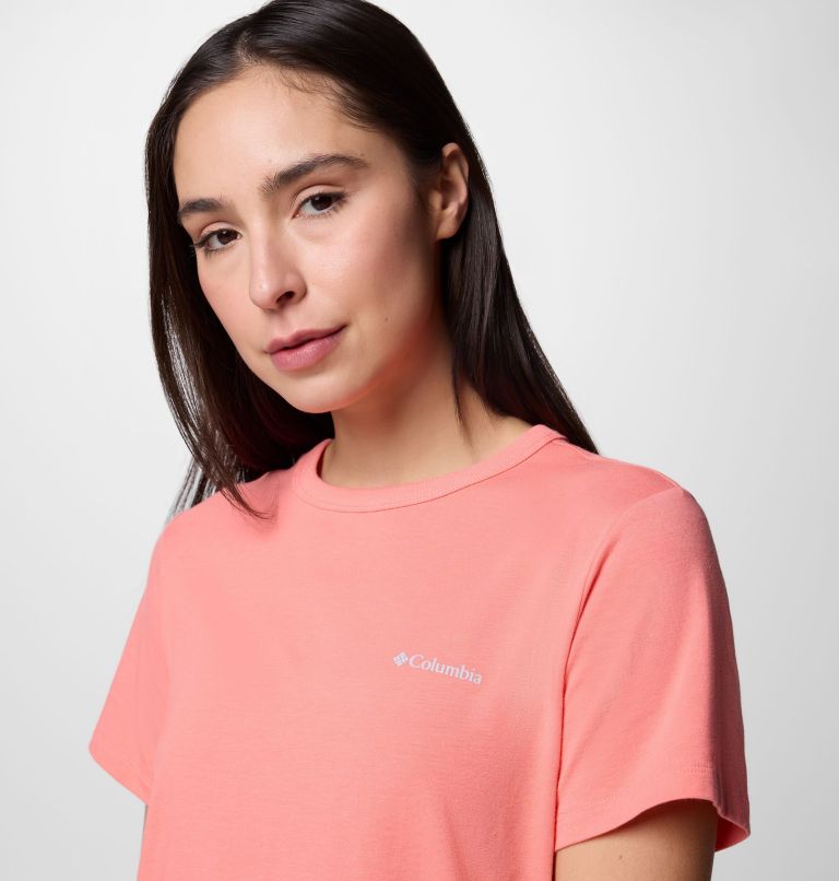 Women's Sun Trek Short Sleeve Shirt II, Color: Alpenglow, image 4