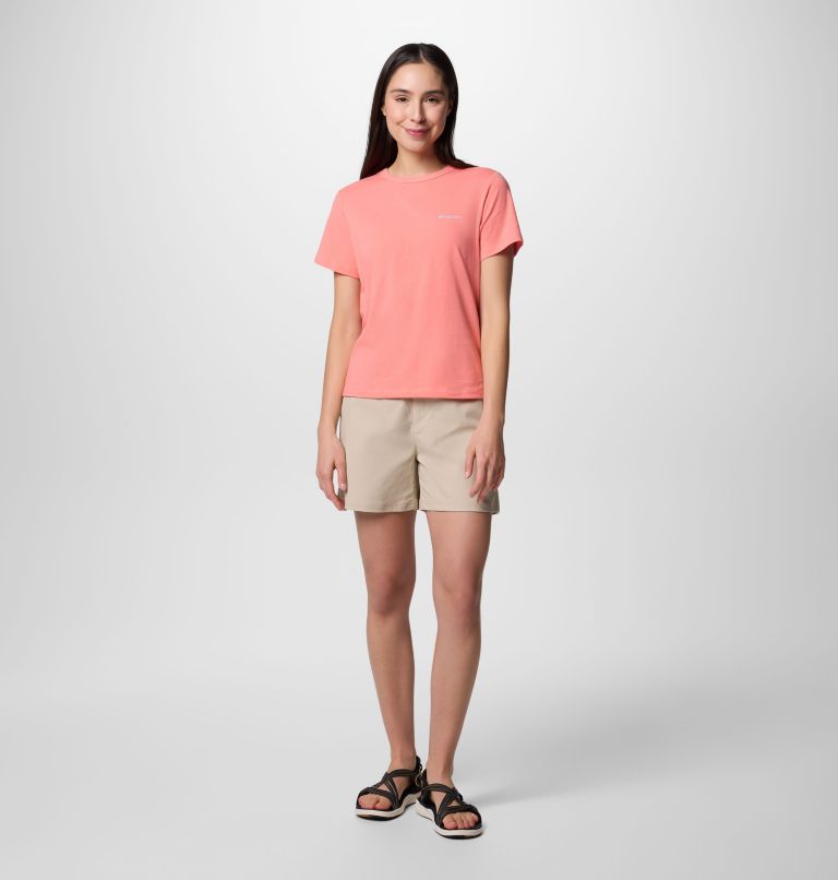 Women's Sun Trek Short Sleeve Shirt II, Color: Alpenglow, image 5