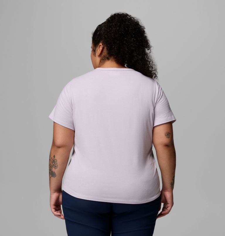 Women's Sun Trek Short Sleeve Shirt II - Plus Size, Color: Lavender Pearl, image 3