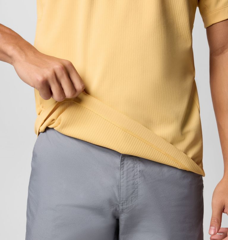 T-shirt tecnica in maglia Granite Point da uomo, Color: Sand Dune, image 5