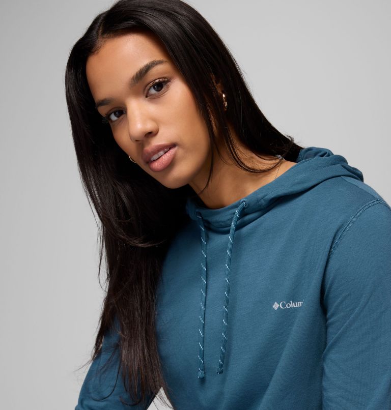 Women's Sun Trek Hoodie II, Color: Everblue, image 5