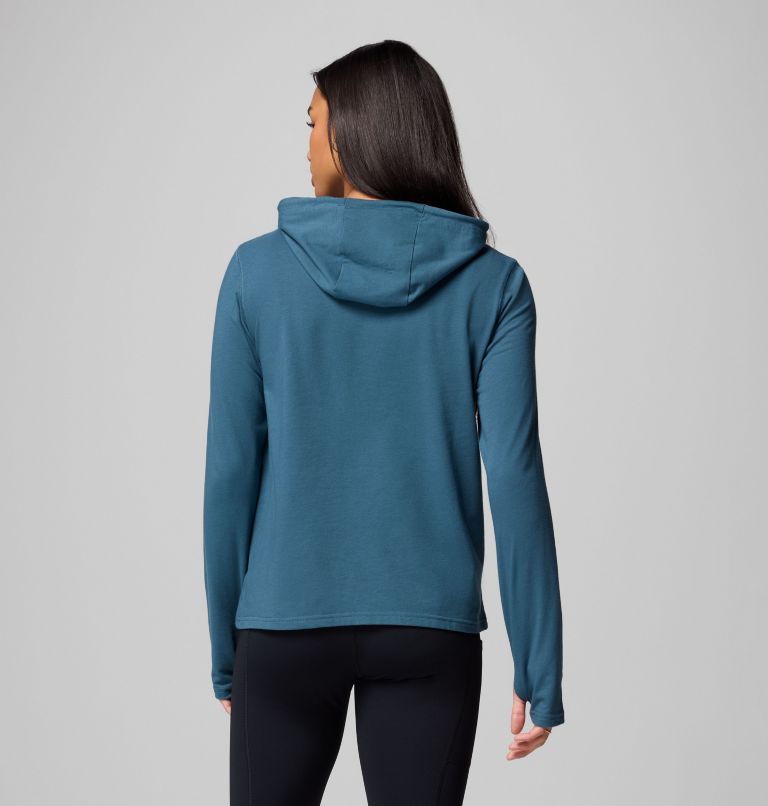 Women's Sun Trek Hoodie II, Color: Everblue, image 3