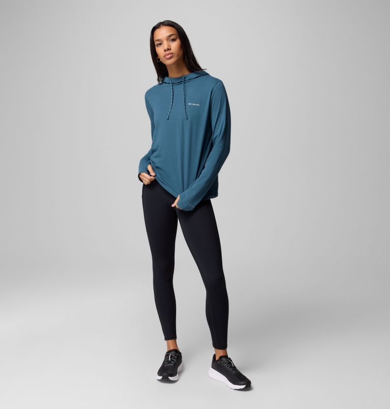 Women's Sun Trek Hoodie II, Color: Everblue, image 2