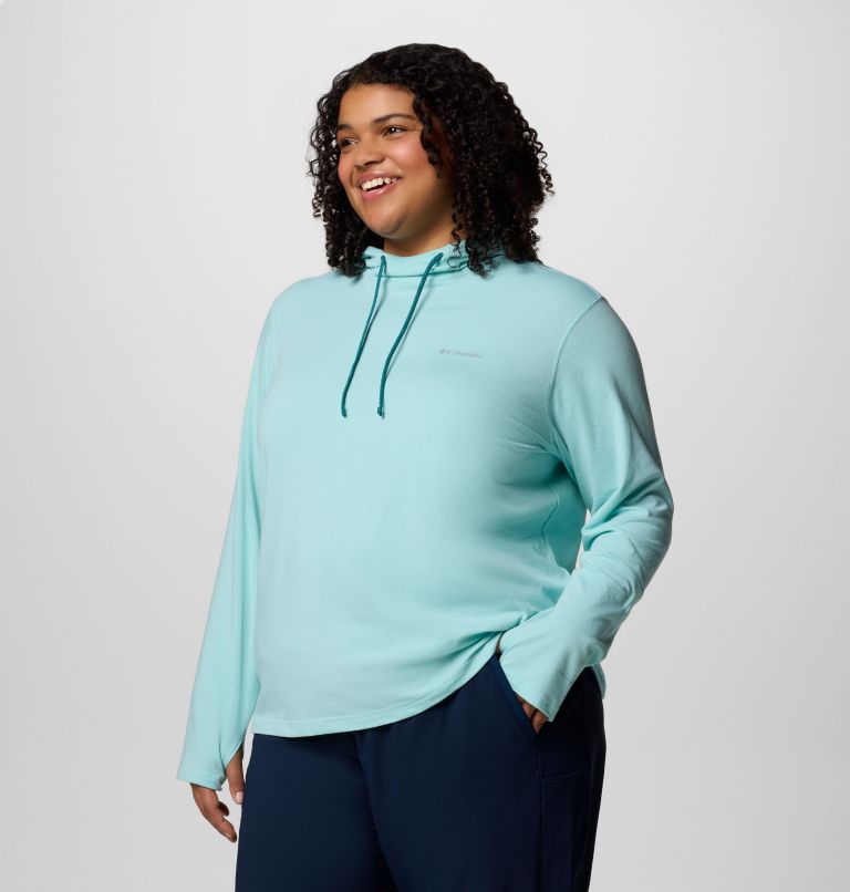 Women's Sun Trek Hoodie II - Plus Size, Color: Spray, image 3