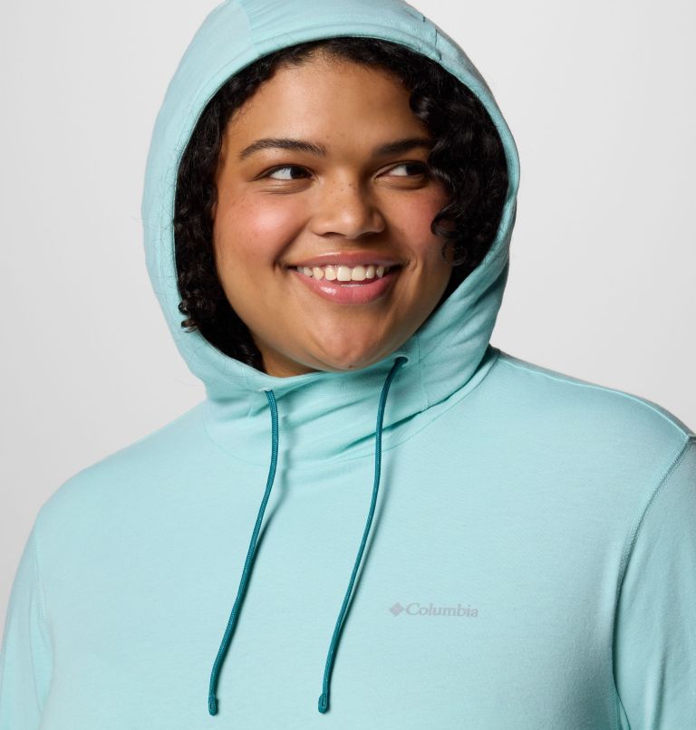 Women's Sun Trek Hoodie II - Plus Size, Color: Spray, image 4