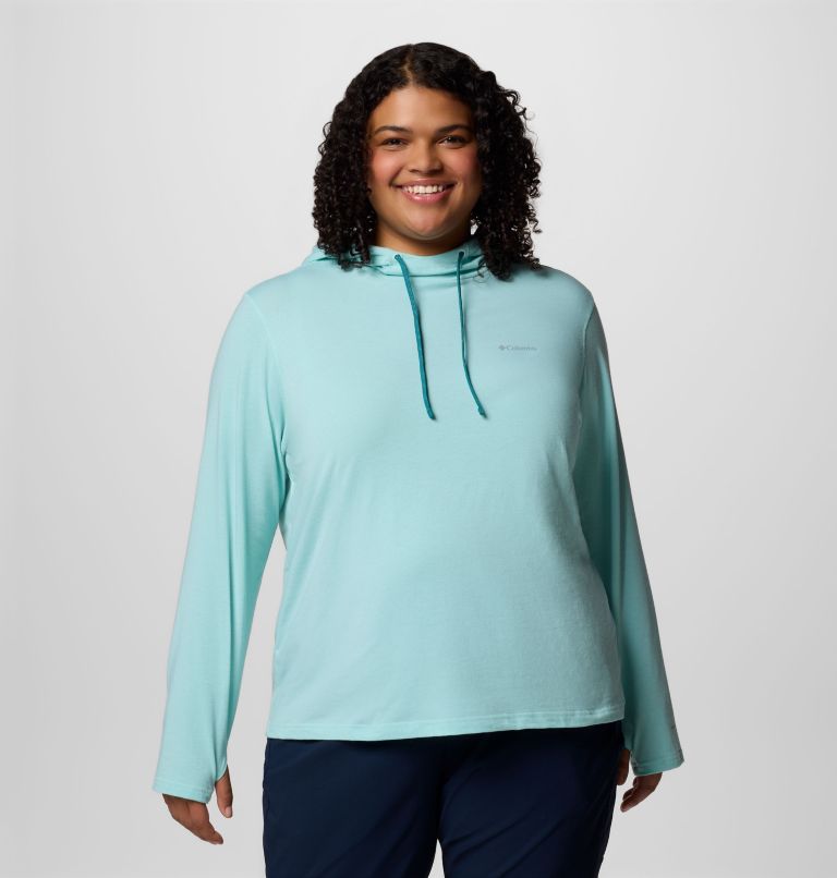 Women's Sun Trek Hoodie II - Plus Size, Color: Spray, image 1