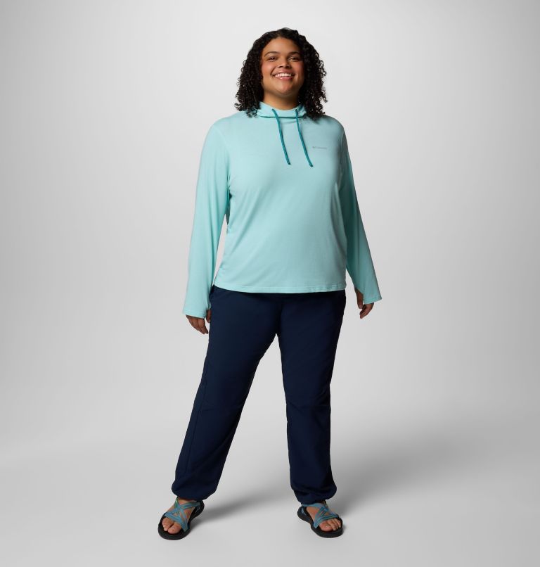 Women's Sun Trek Hoodie II - Plus Size, Color: Spray, image 6