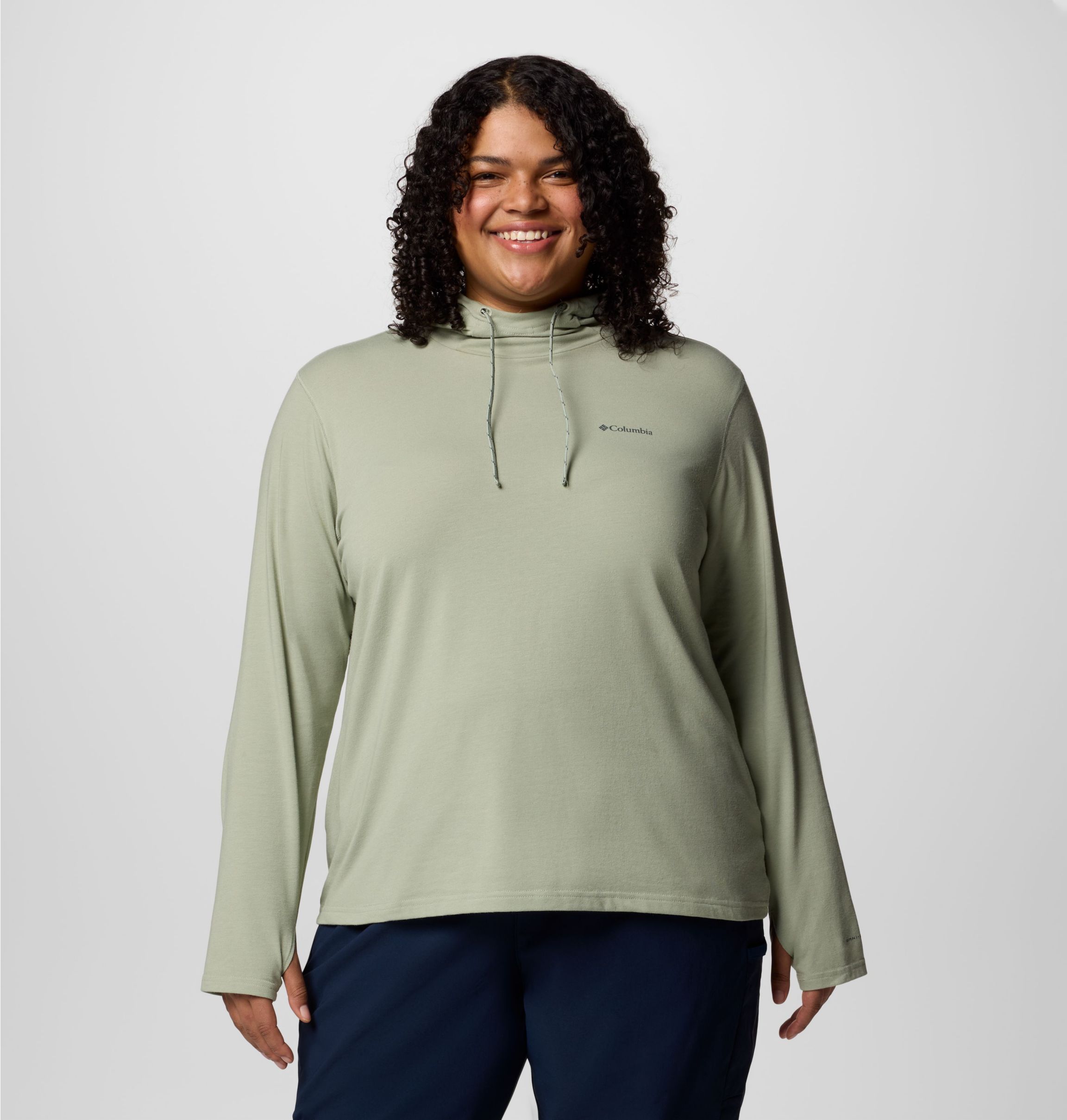 (取寄) コロンビア レディース プラス サイズ サン トレック ブーディ リ Columbia women Plus Size Sun Trek Hoodie II Black Women's Sun Trek Hoodie II - Plus Size | Columbia