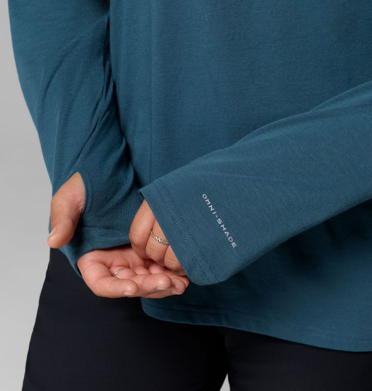 Women's Sun Trek Hoodie II - Plus Size, Color: Everblue, image 6