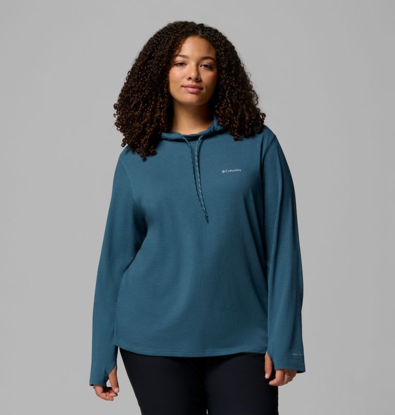 Women's Sun Trek Hoodie II - Plus Size, Color: Everblue, image 1