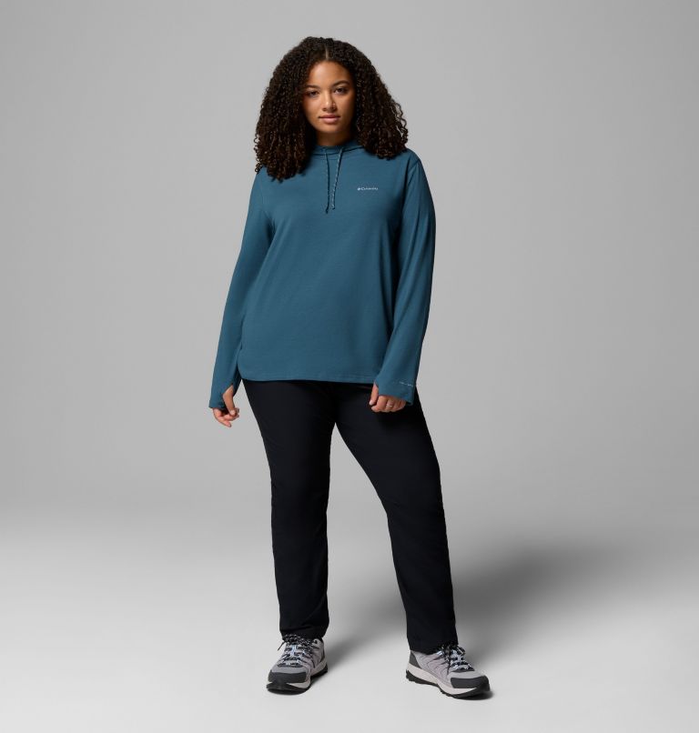 Women's Sun Trek Hoodie II - Plus Size, Color: Everblue, image 2