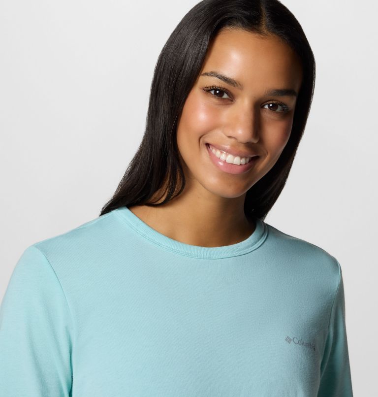 Women's Sun Trek Half Sleeve T-Shirt II, Color: Spray, image 4