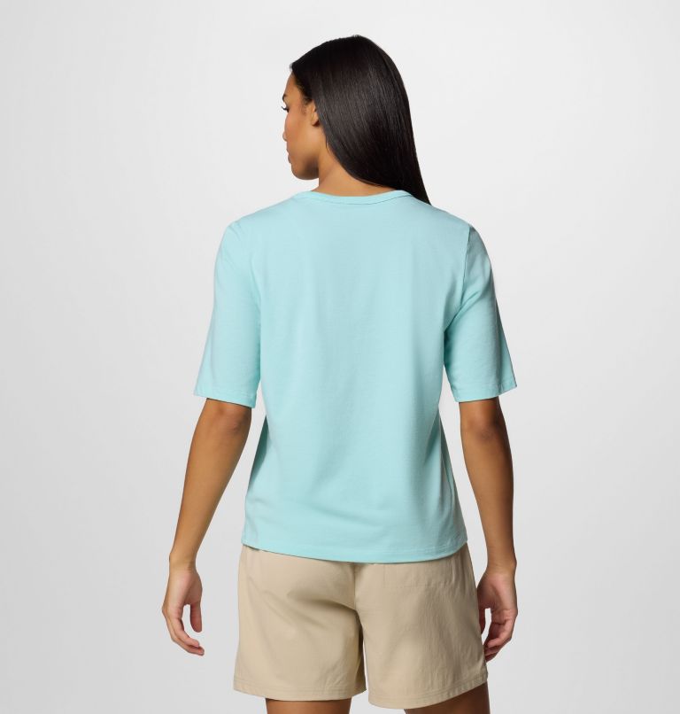 Women's Sun Trek Half Sleeve T-Shirt II, Color: Spray, image 2