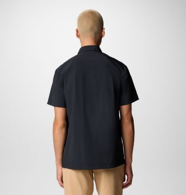 Men's Black Mesa Utility Short Sleeve Shirt, Color: Black, image 4