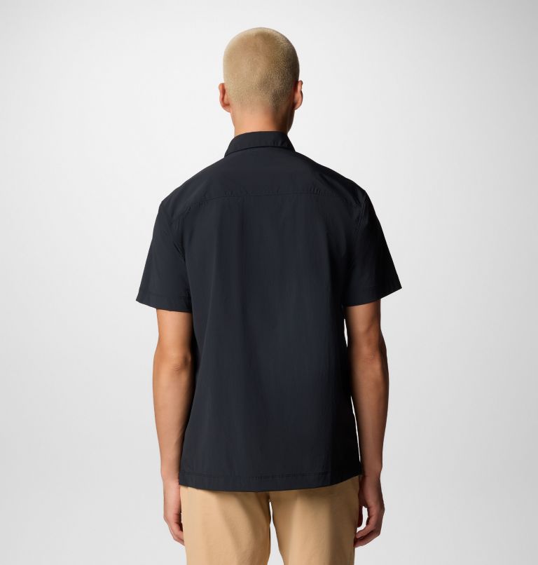 Men's Black Mesa Utility Short Sleeve Shirt, Color: Black, image 2