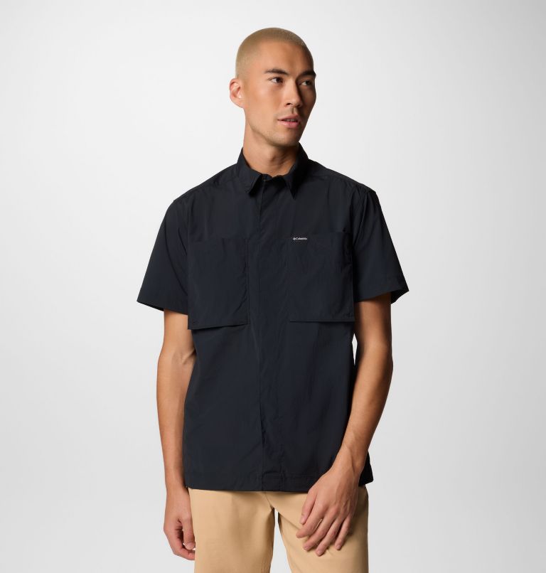 Men's Black Mesa Utility Short Sleeve Shirt, Color: Black, image 1