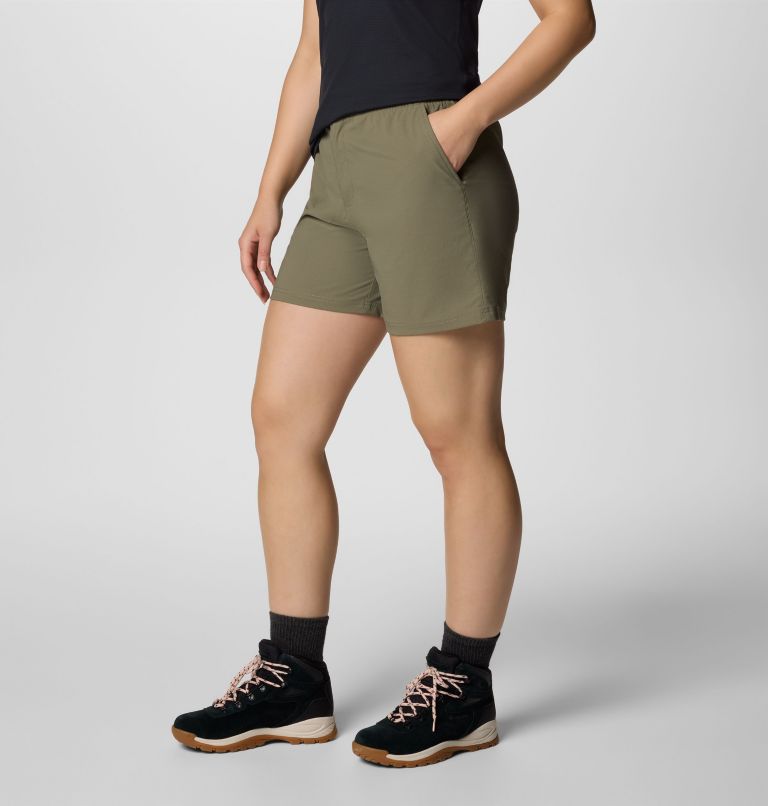 Women's Cedar Crest Shorts, Color: Stone Green, image 3