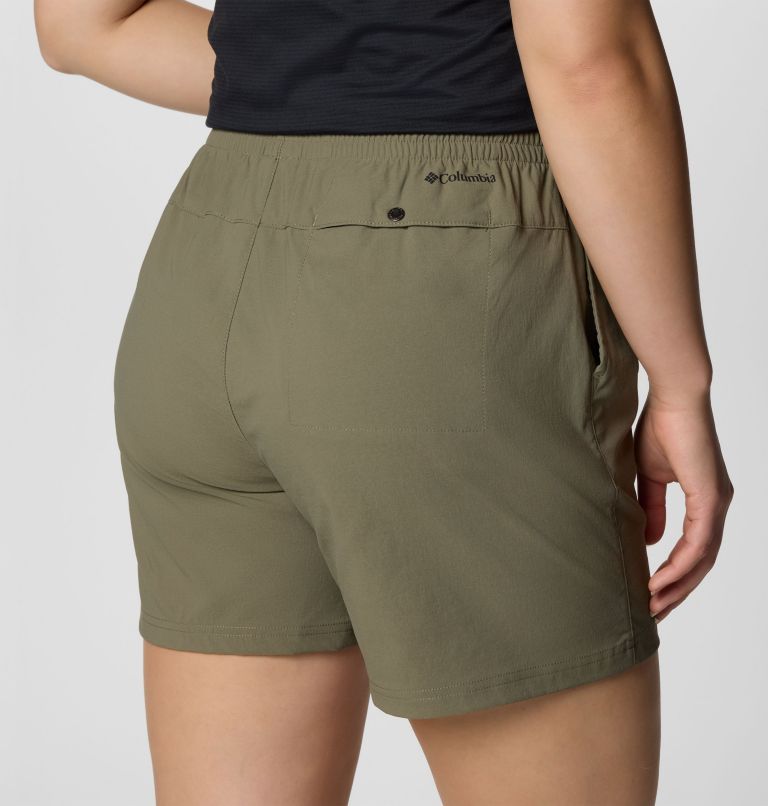 Women's Cedar Crest Shorts, Color: Stone Green, image 5