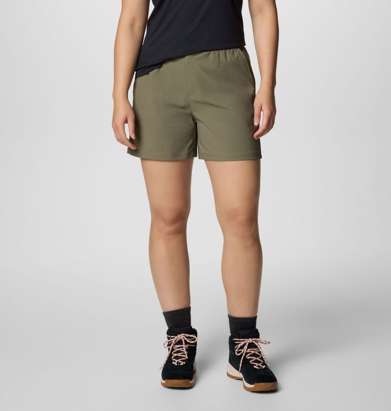 Women's Cedar Crest Shorts, Color: Stone Green, image 1