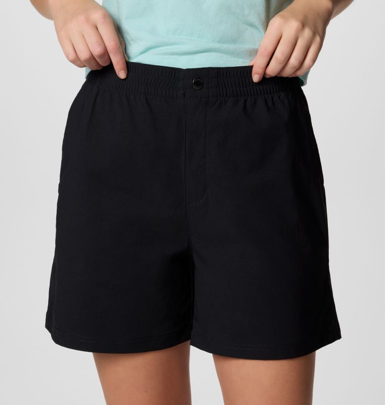 Women's Cedar Crest Hiking Shorts, Color: Black, image 4