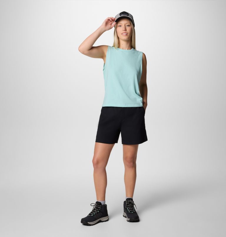 Women's Cedar Crest Hiking Shorts, Color: Black, image 6