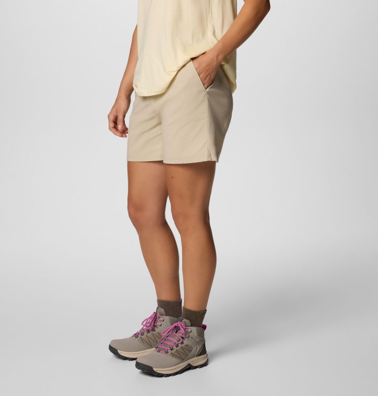 Shorts de senderismo Cedar Crest para mujer, Color: Ancient Fossil, image 3