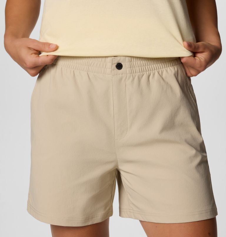 Shorts de senderismo Cedar Crest para mujer, Color: Ancient Fossil, image 4