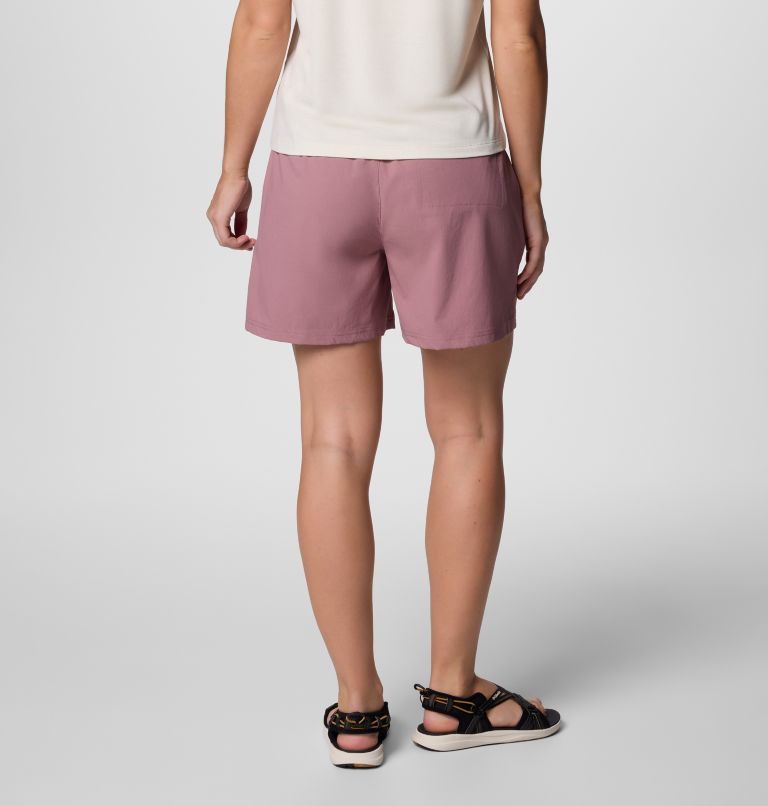 Women's Cedar Crest Hiking Shorts, Color: Fig, image 2