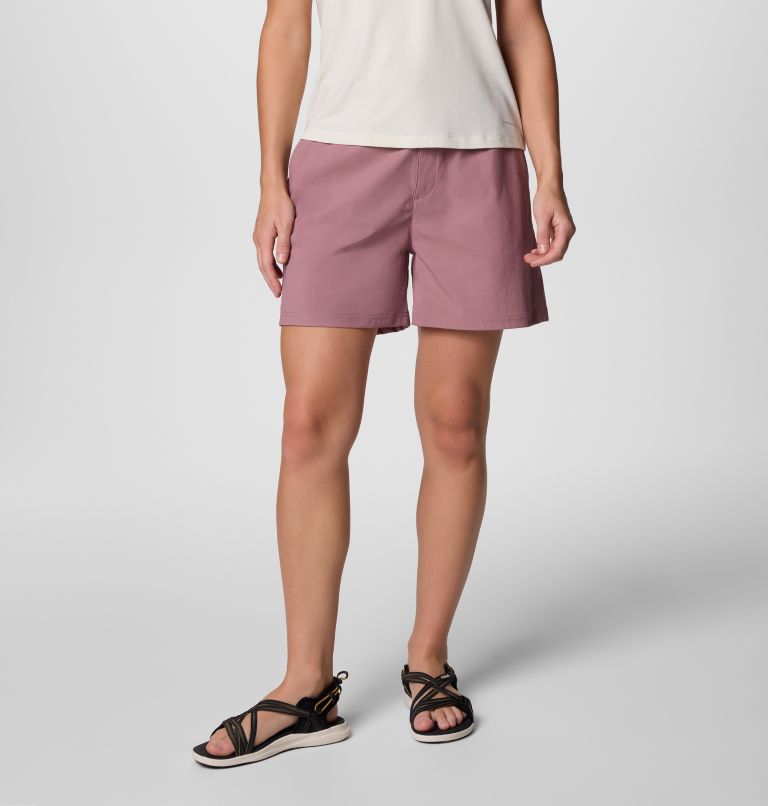 Women's Cedar Crest Hiking Shorts, Color: Fig, image 1