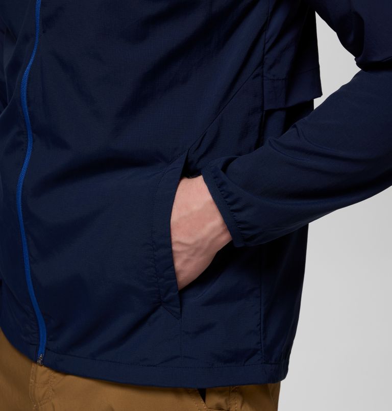 Men's Columbia Tech Nylon Hooded Jacket, Color: Collegiate Navy, image 7